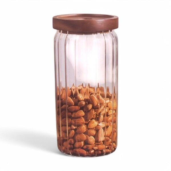 Kavanoz Cam Akasya Kapaklı 1000 ml 90x200