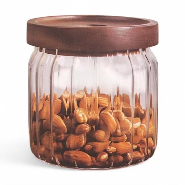 Kavanoz Cam Akasya Kapaklı 450 ml 90x100