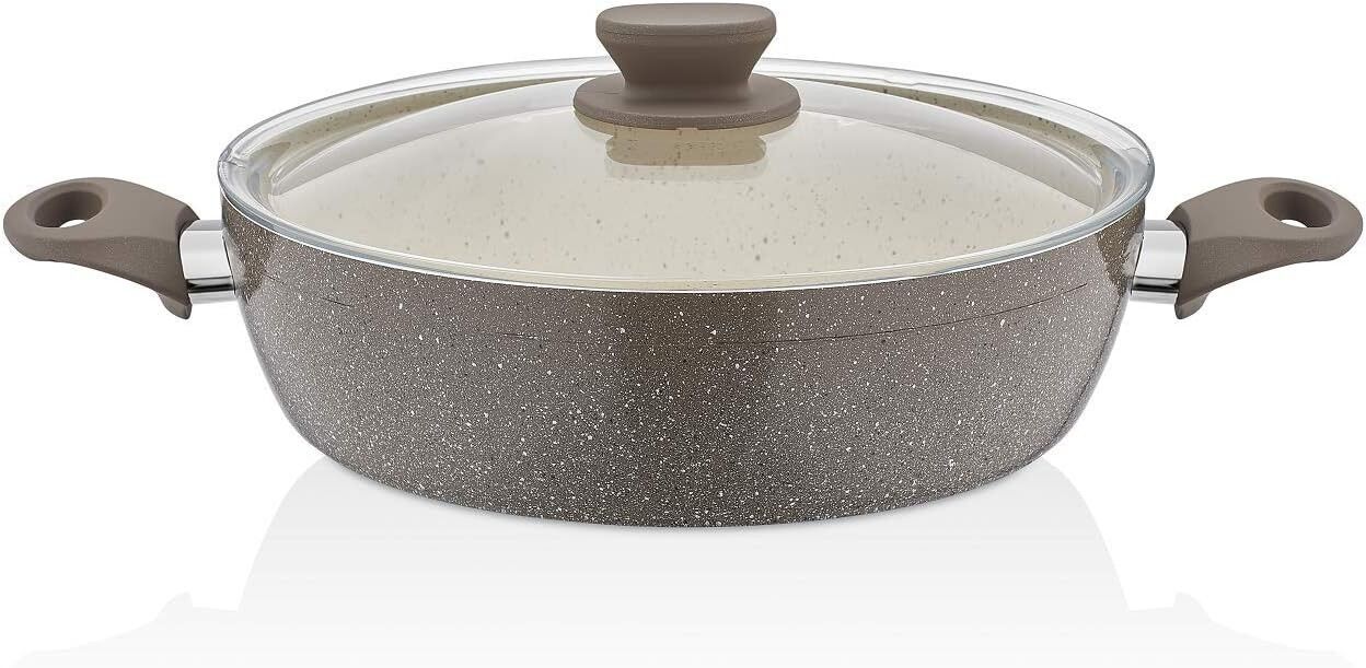 Tencere Basık Granit Ezme Panamera 30 cm