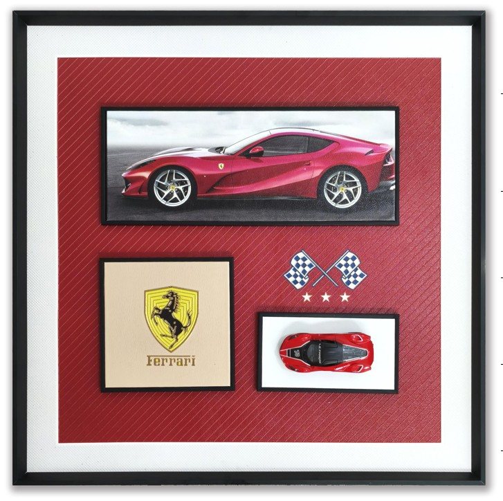 Tablo Ferrari Kırmızı Çizgi 60x60