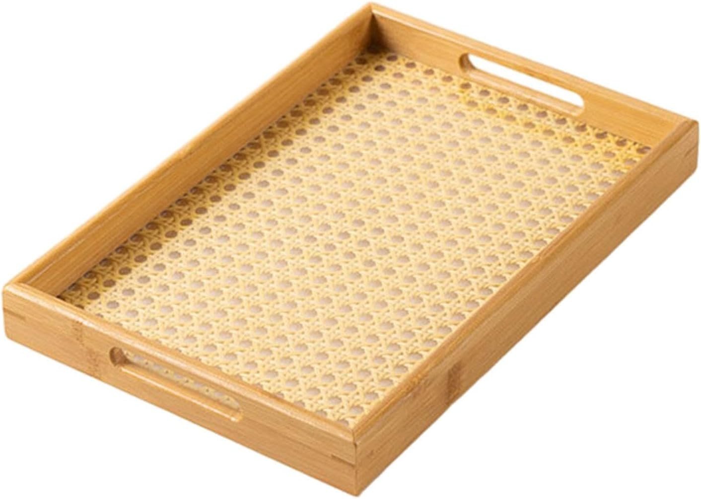 Tepsi Bambu Rustik Tarz