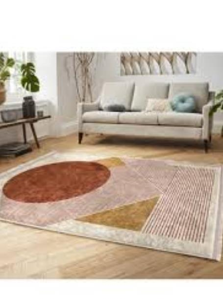 Halı Tablo Motifli Geometrik Bohem 80x120