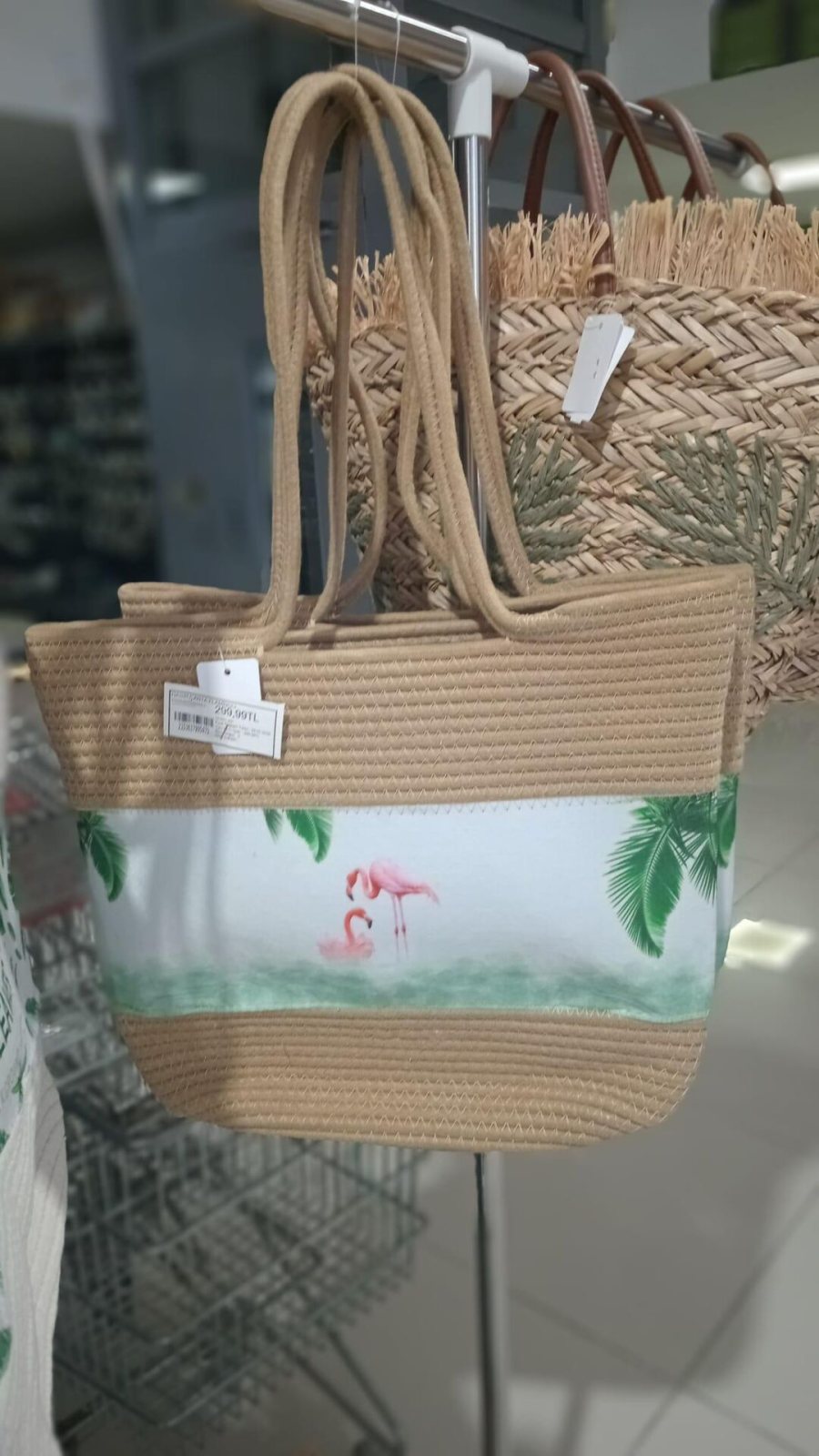 Hasir Çanta Flamingo