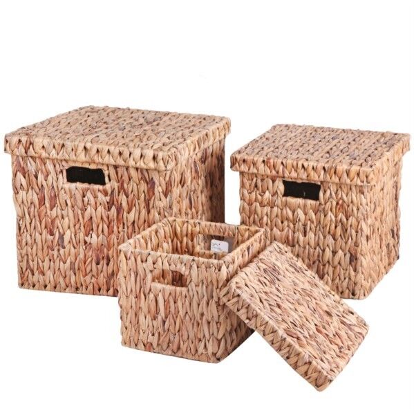 Kutu Naturel Kare 32*32*31CM