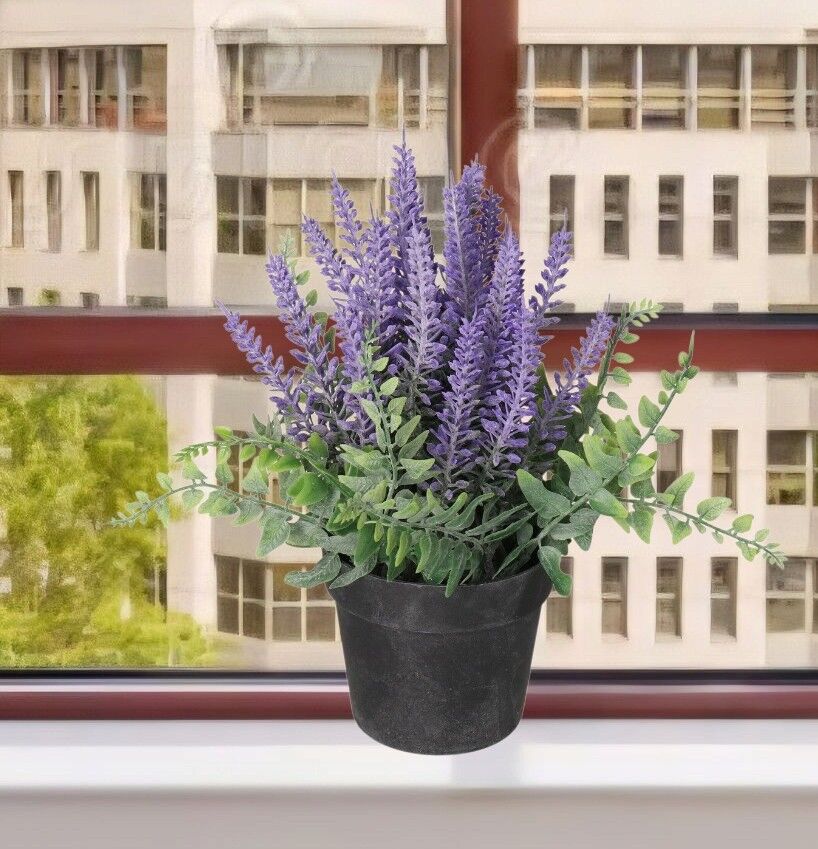 Yapay Lavanta Karışık Saksili 20cm