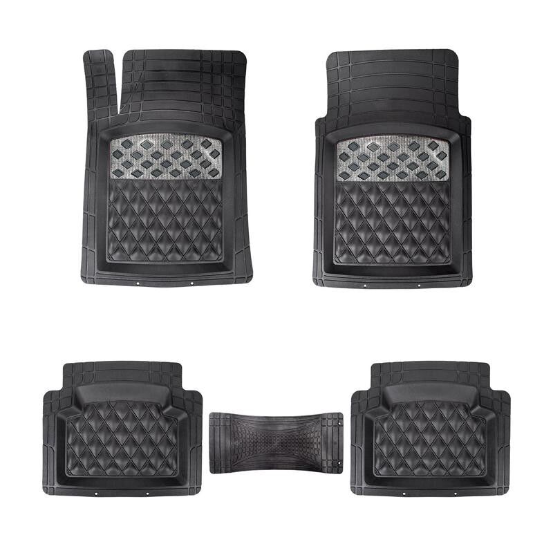 Automix Metal Topuklu Paspas Chrome Carbon