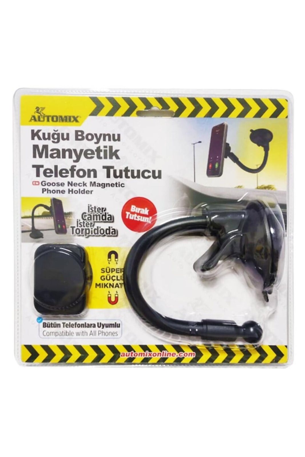 Telefon Tutucu Automix Kuğu Boynu Manyetik