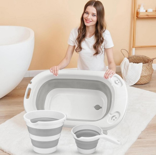 Banyo Seti Bebek Katlanır 3lü Set