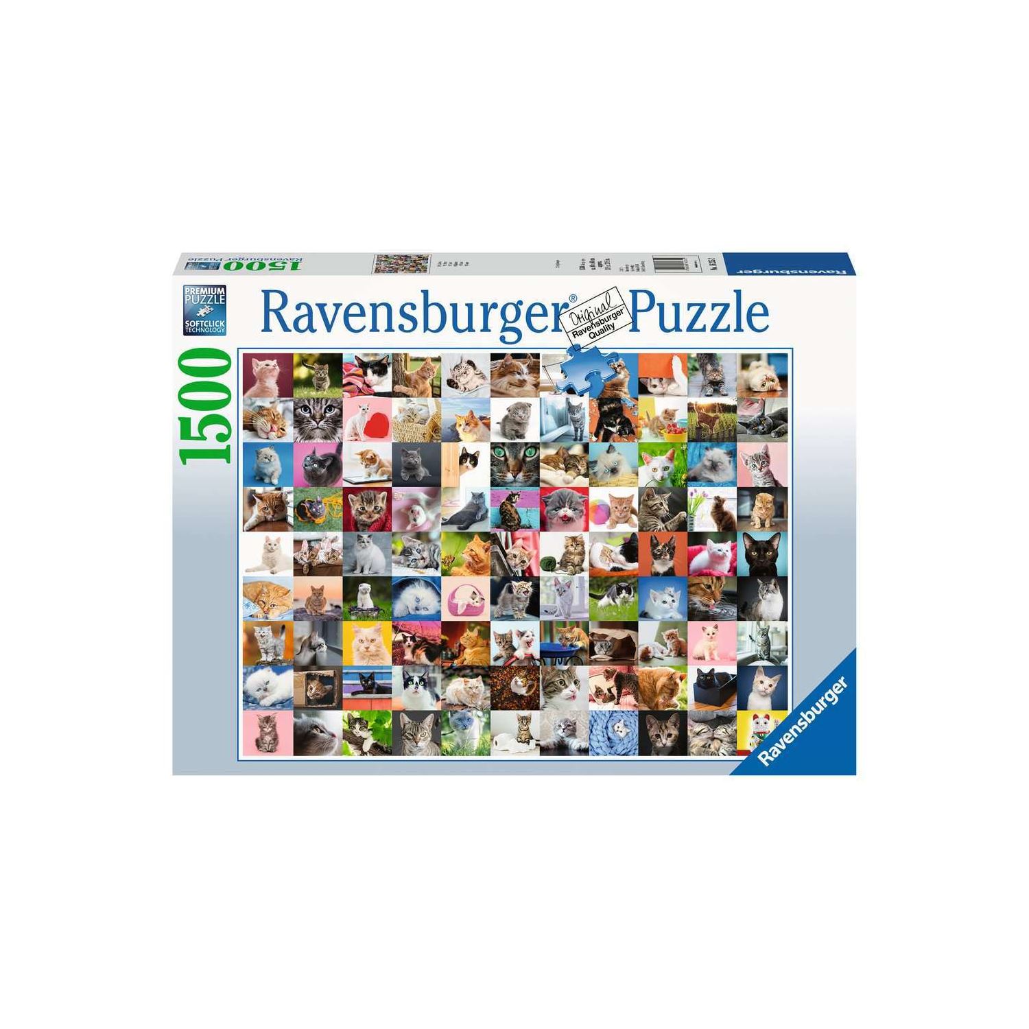 Ravensburger 99 кошек, взрослый пазл на 1500 деталей