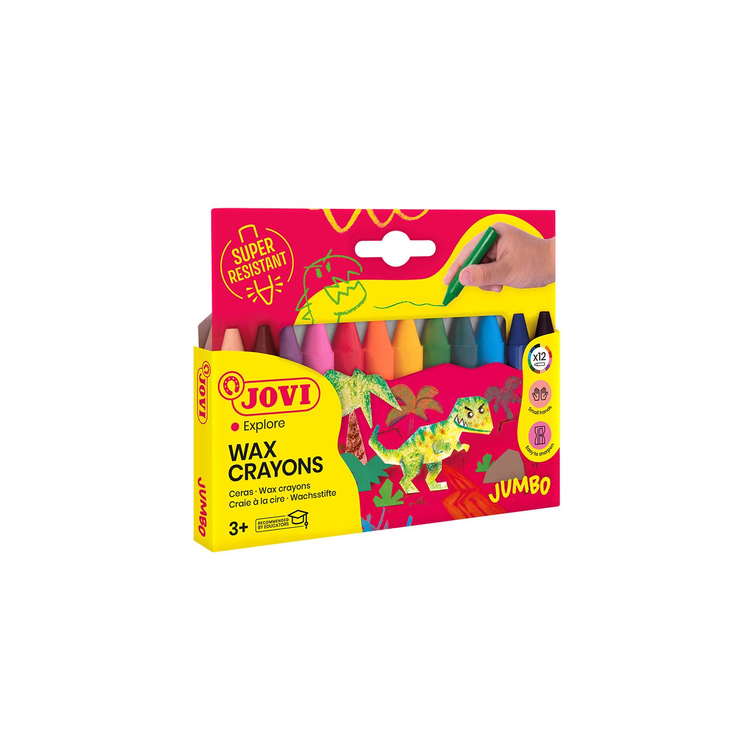 Jovi Color, восковые мелки, 12 цветов