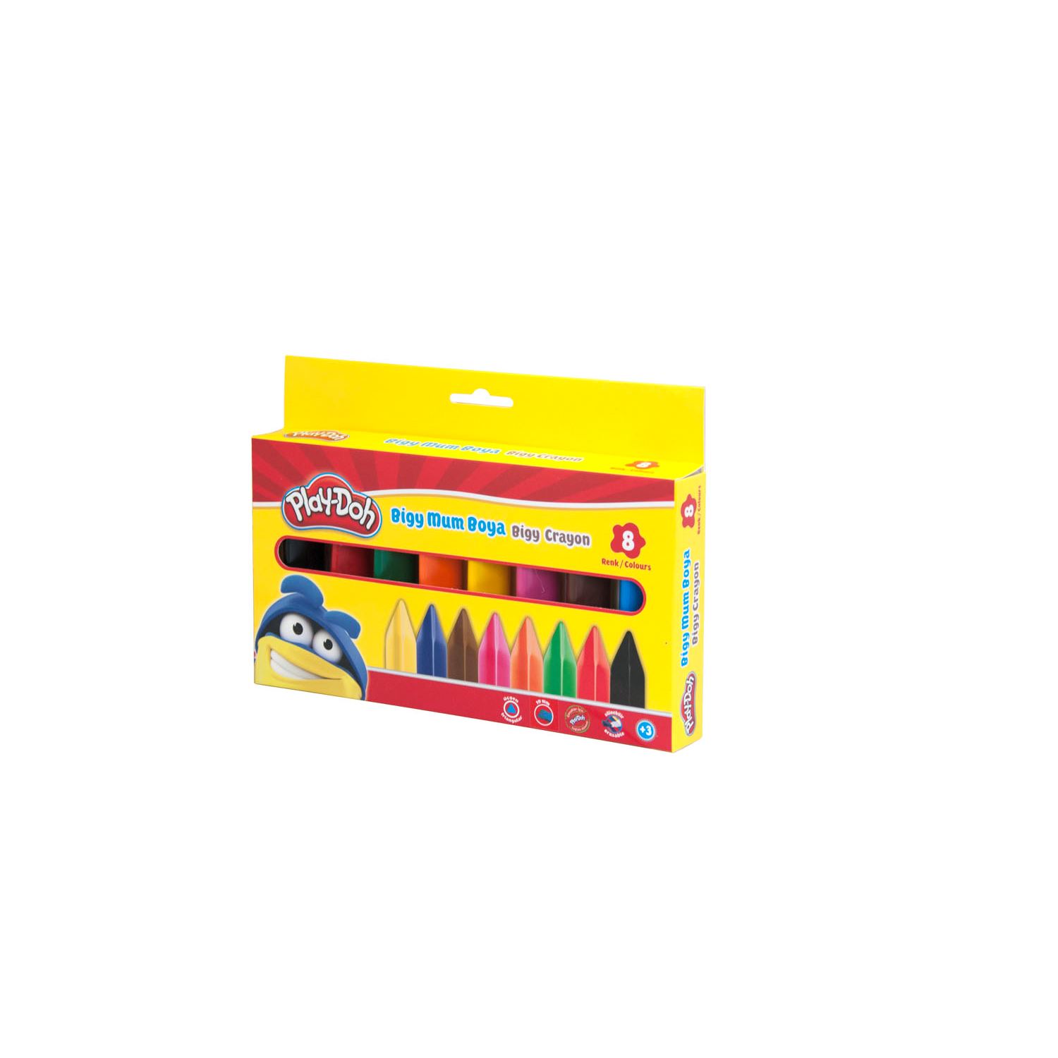 Play-Doh Bıgy набор восковых мелков, 8 цветов