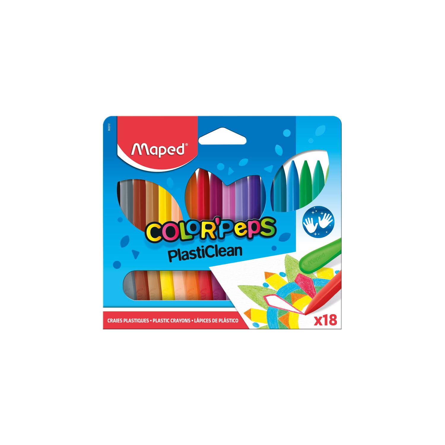 Maped Color'Peps Kalem Mum boya 18 Renk