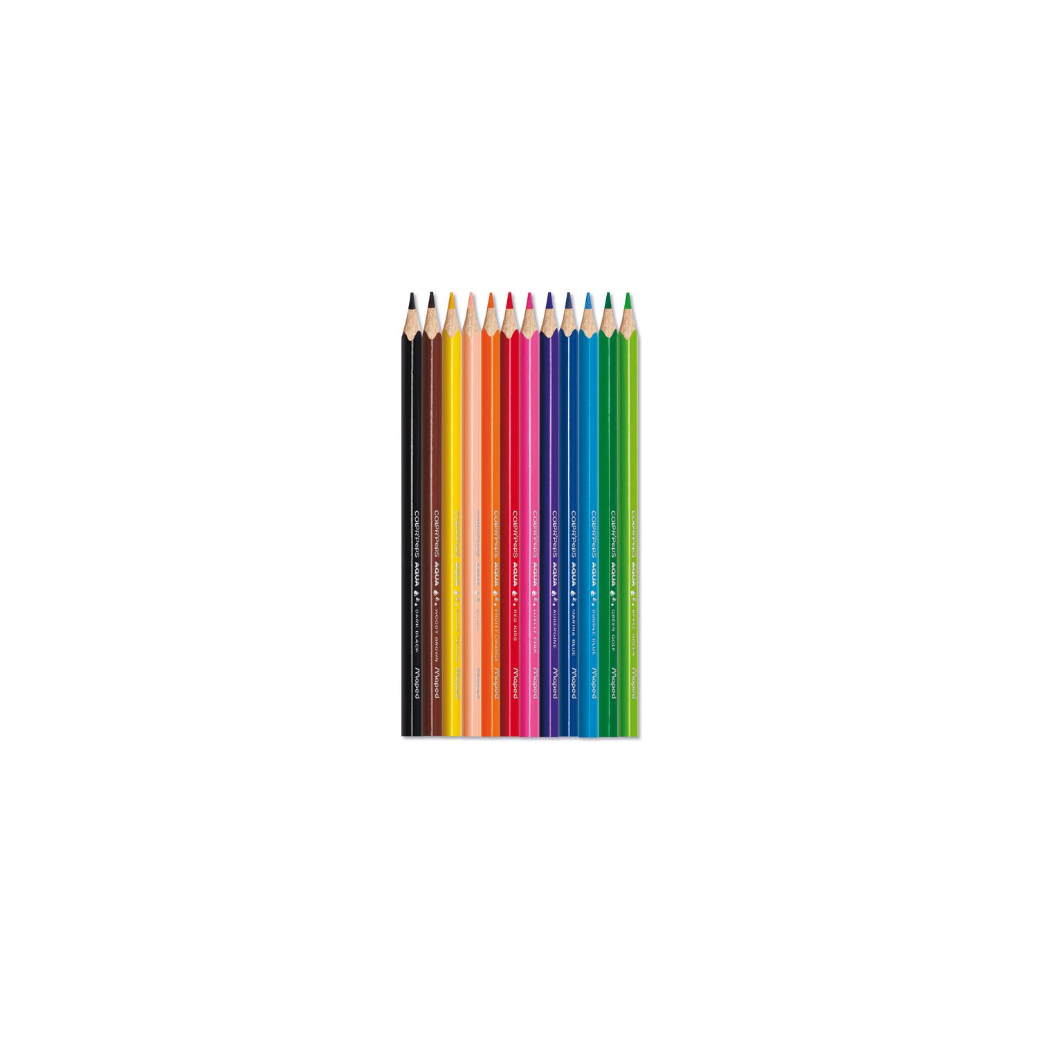 Maped Color'Peps 12-Color Watercolour Pencils