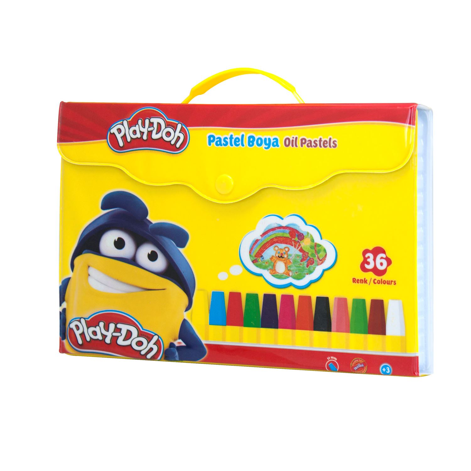 Play-Doh Çantalı Pastel Boya Seti 36 Renk