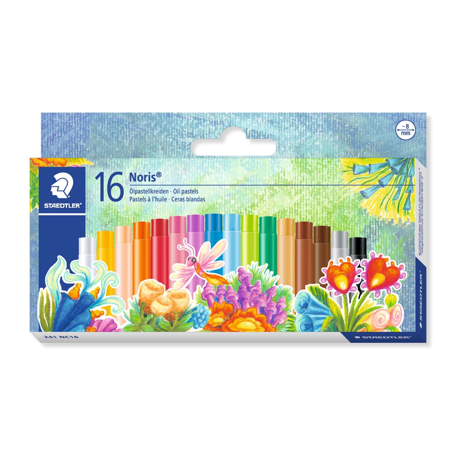 Staedtler Noris Club 16-Colour Oil Pastels