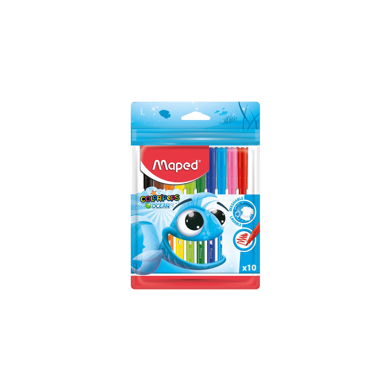 Maped Cp Ocean 10 Renk Keçeli Kalem