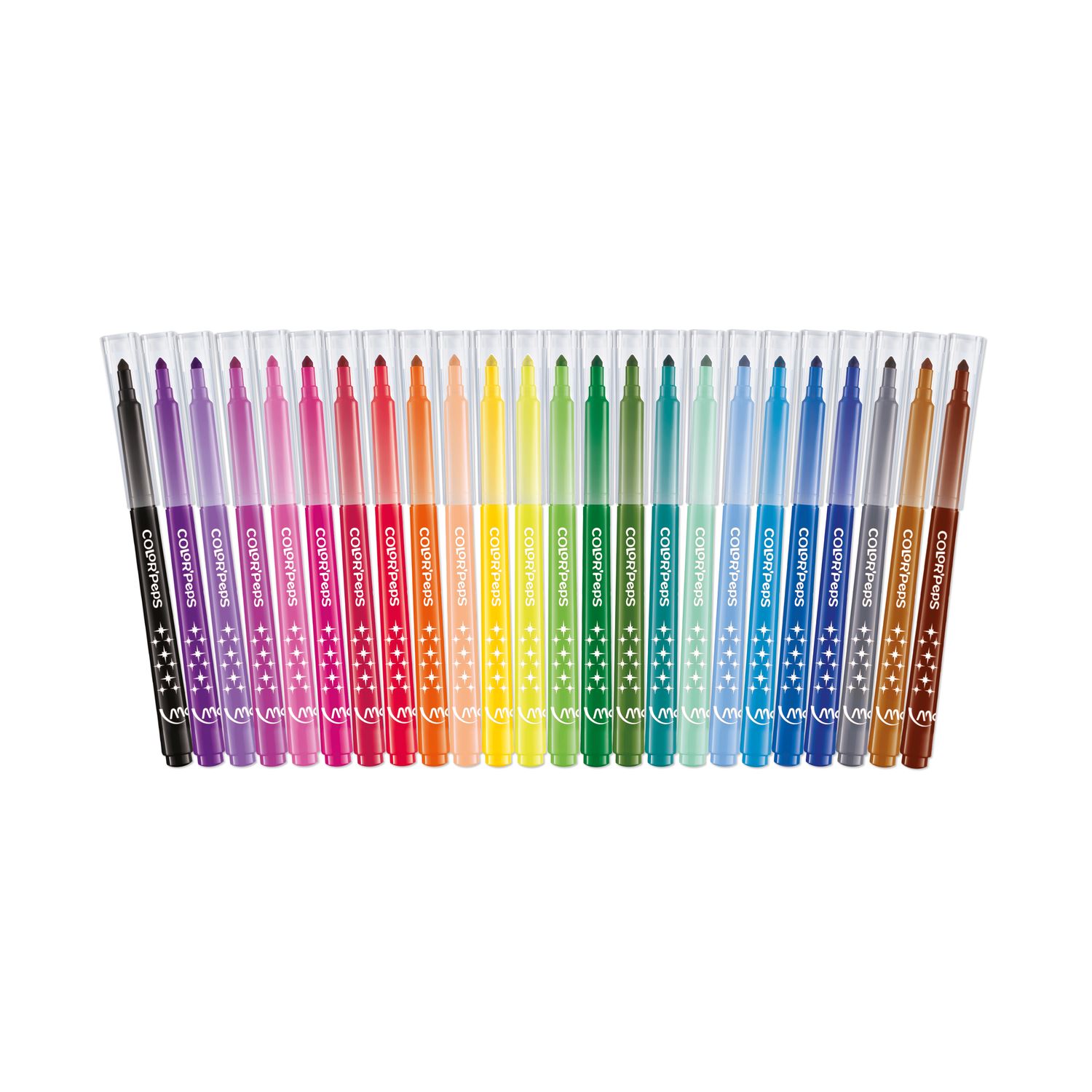 Maped Color'Peps Long Life Washable Felt-Tip Pens, 24 Colours