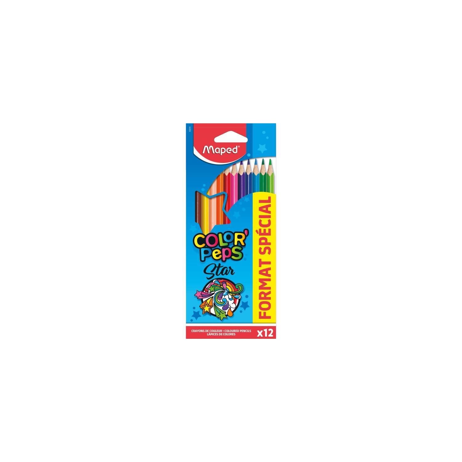 Maped Colorpeps, 12 цветных карандашей