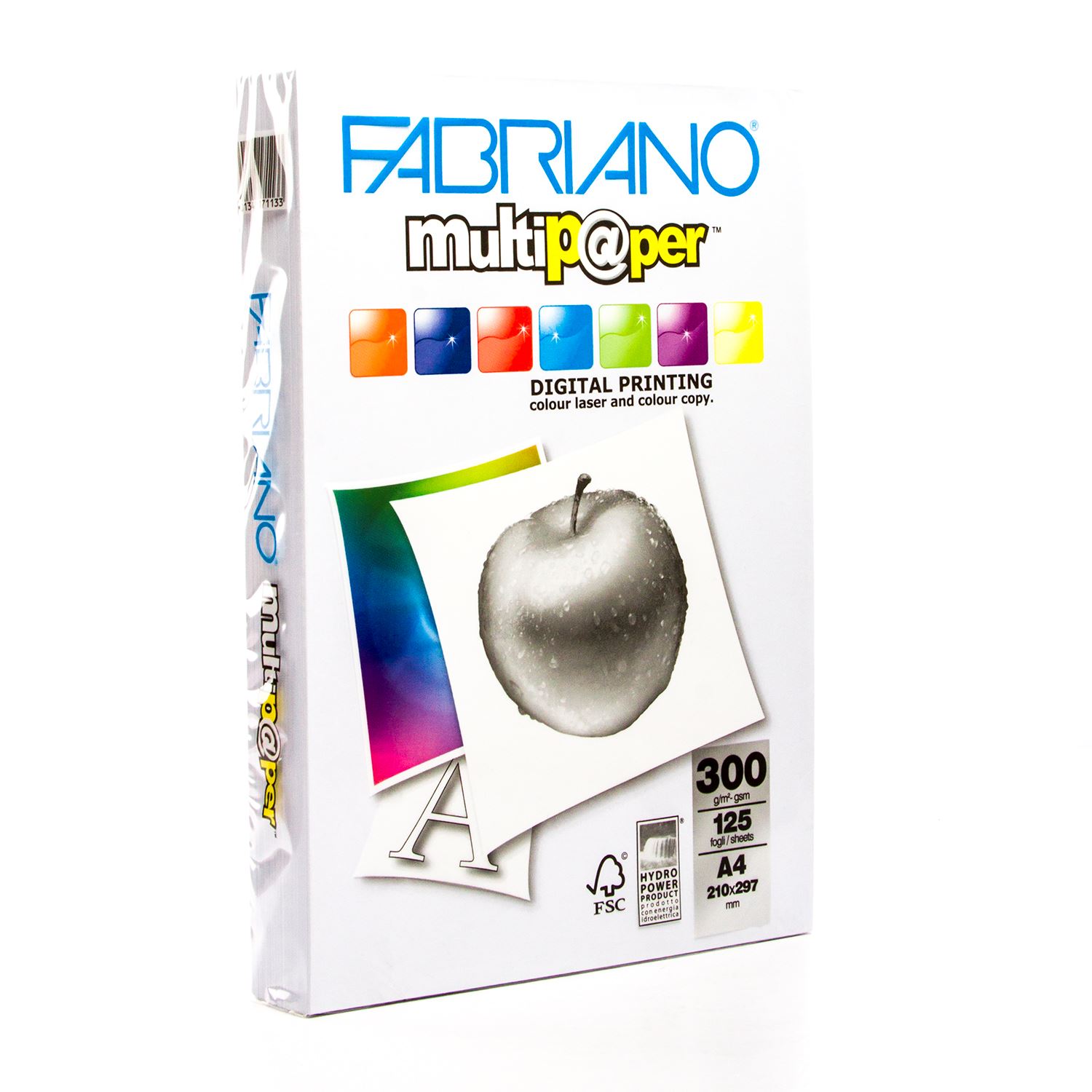 Fabriano Multipaper 300 gsm A4 Printer Paper, 125 Sheets
