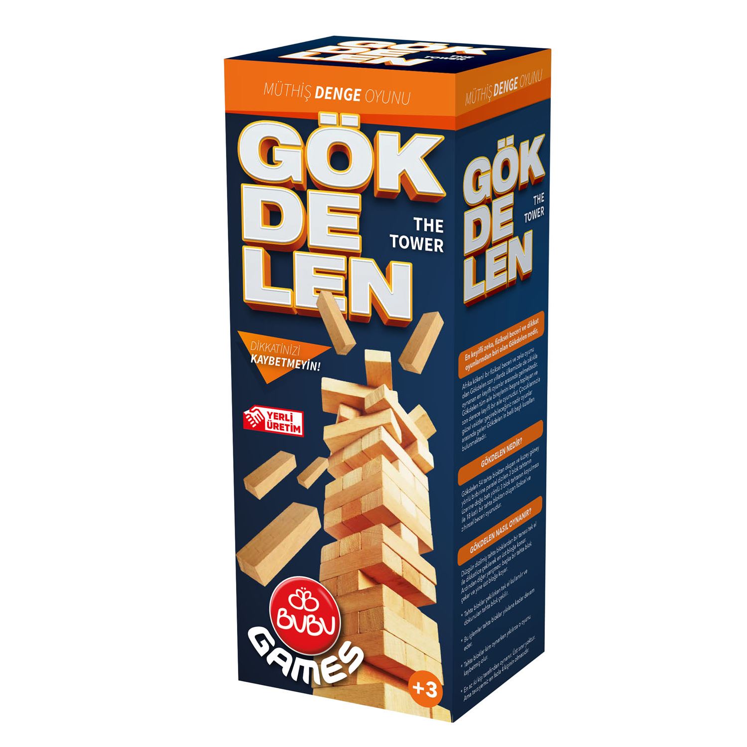 Bubu Gökdelen Kule Denge Oyunu 3+ Yaş