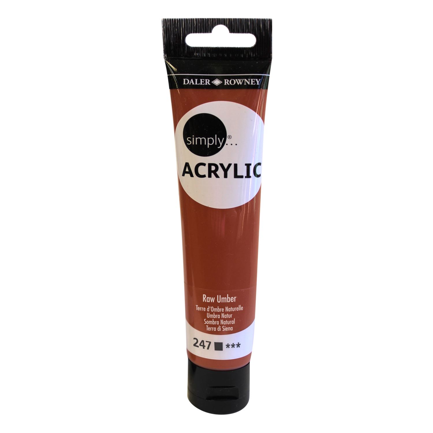 Daler Rowney Simply Acrylic Paint 75 ml Raw Umber
