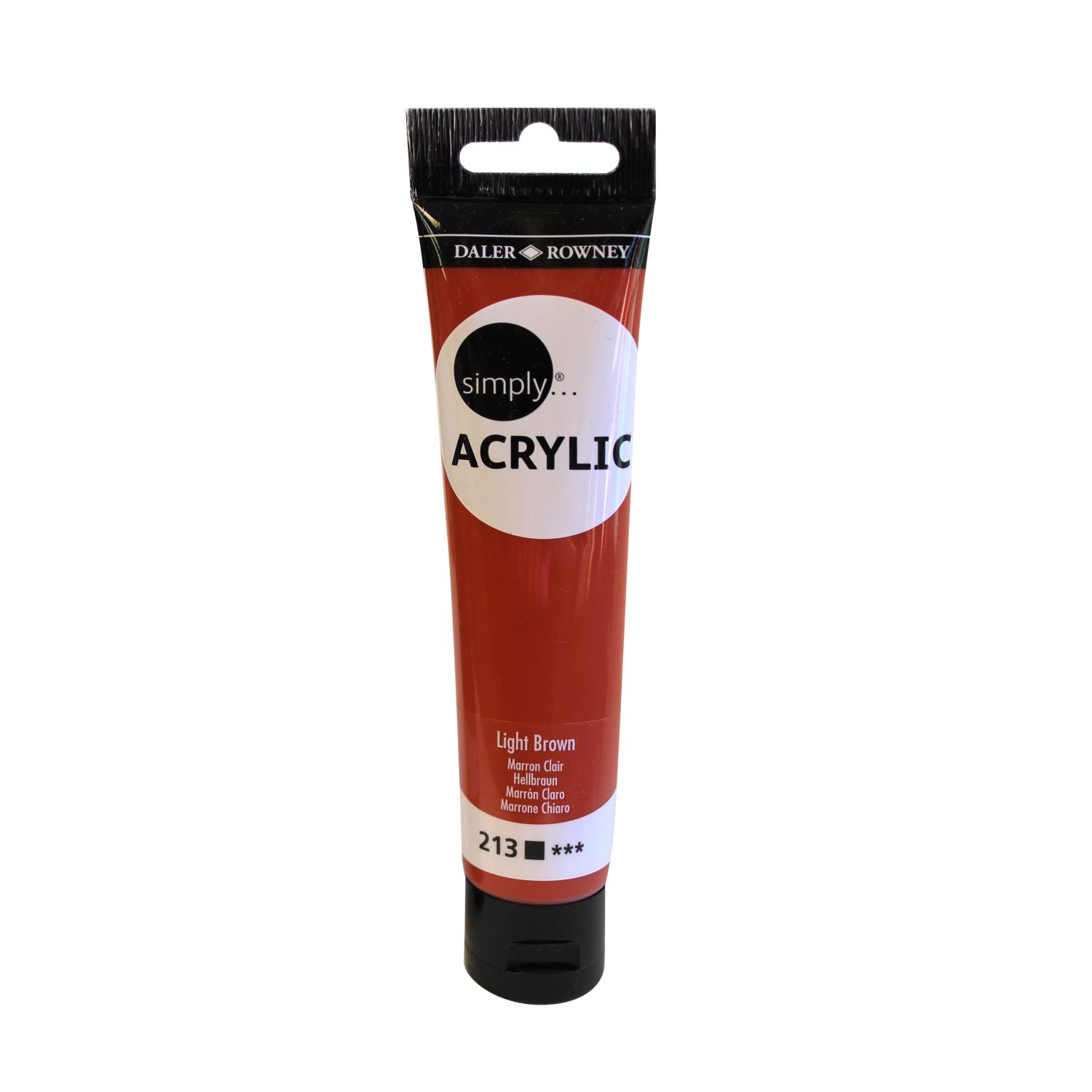 Daler Rowney Simply Acrylic Paint 75 ml Light Brown