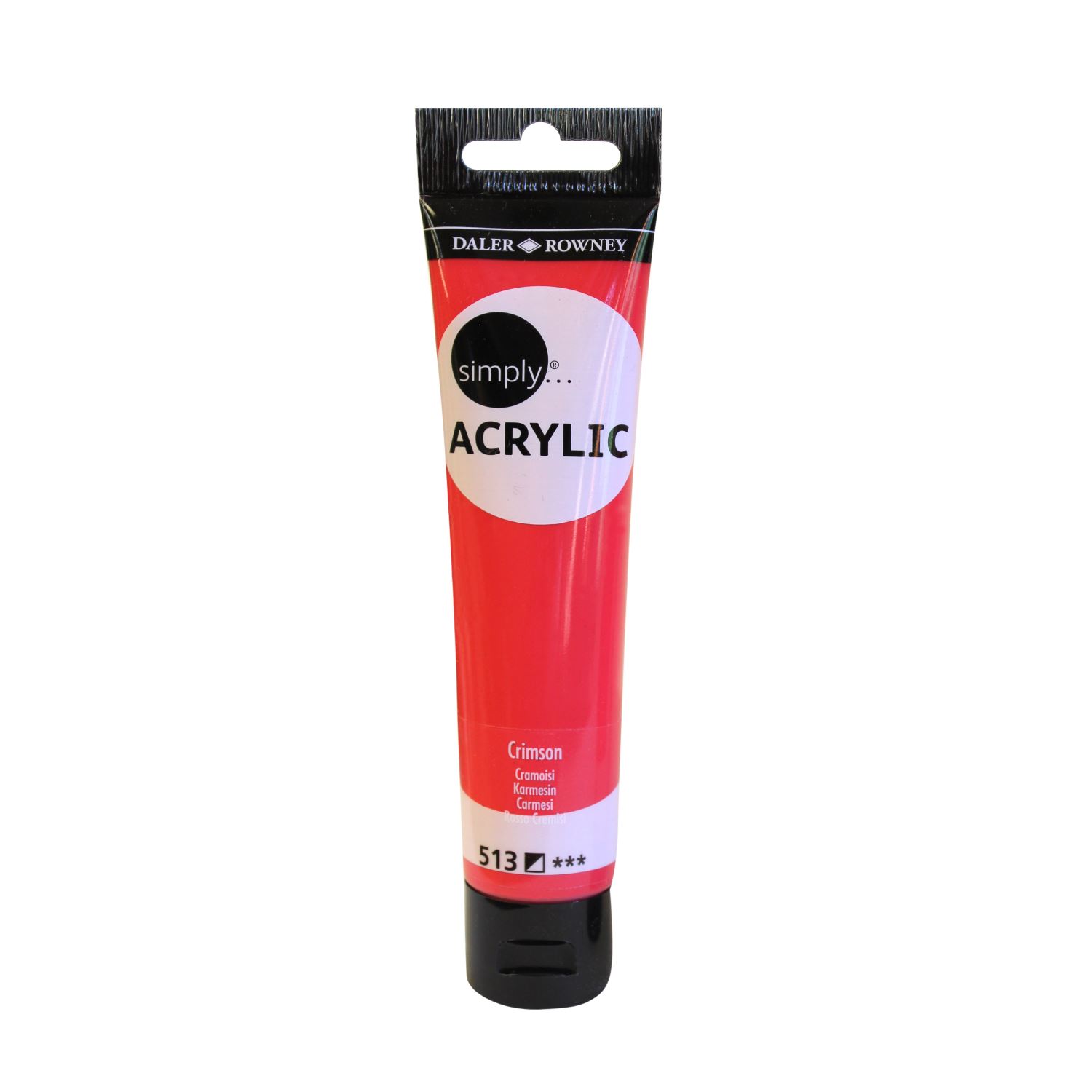 Daler Rowney Simply Acrylic Paint 75 ml Crimson