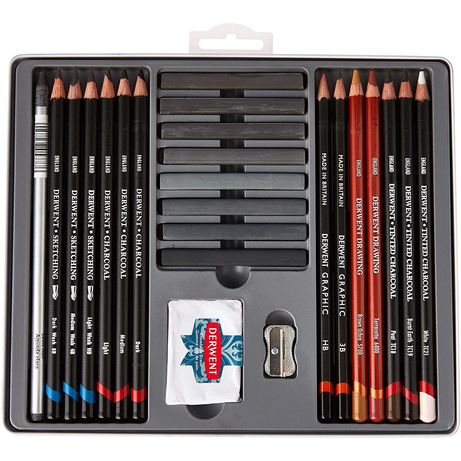 Derwent Sketching Collection — набор карандашей для эскизов, 24 предмета