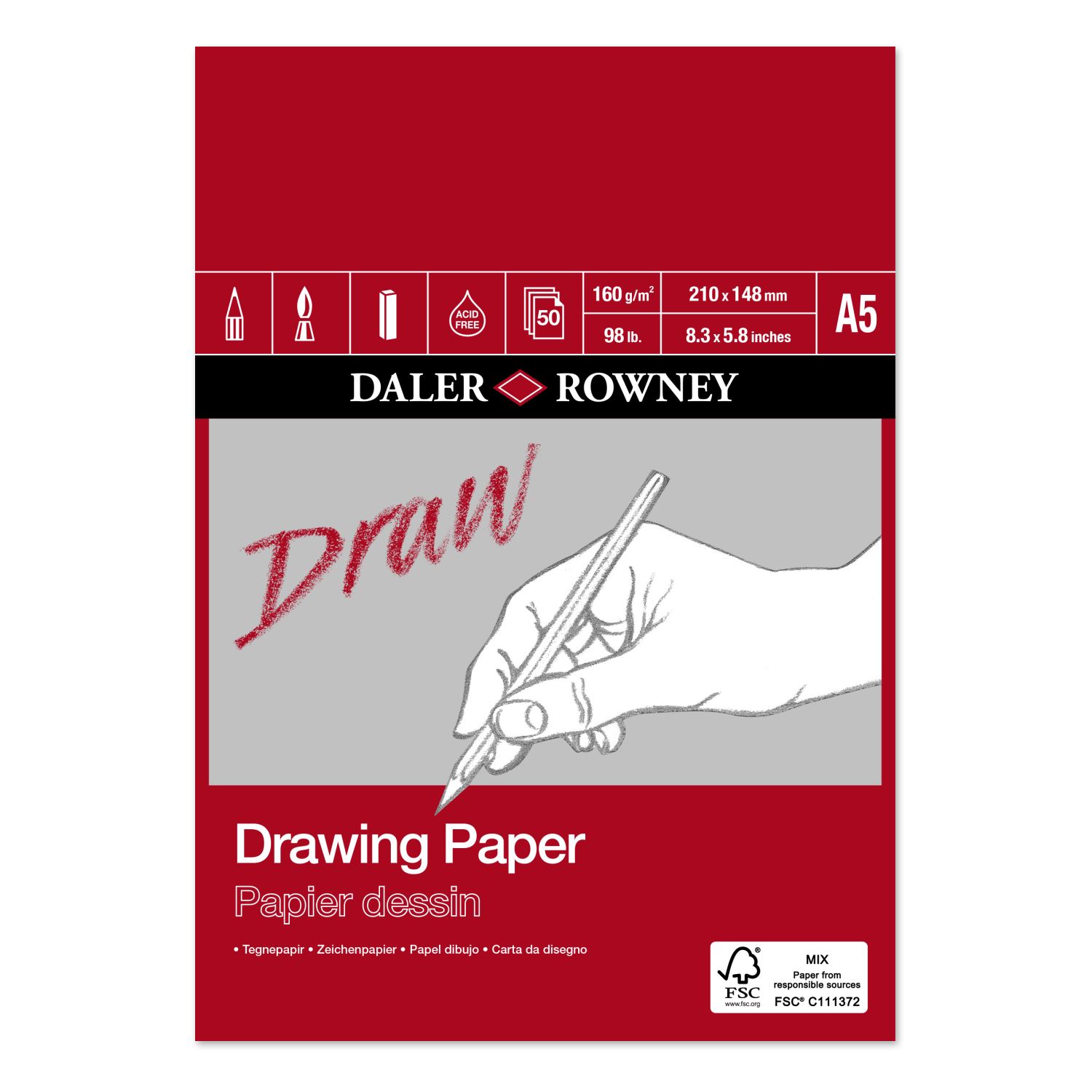 Daler Rowney Drawing A5 Sketchbook
