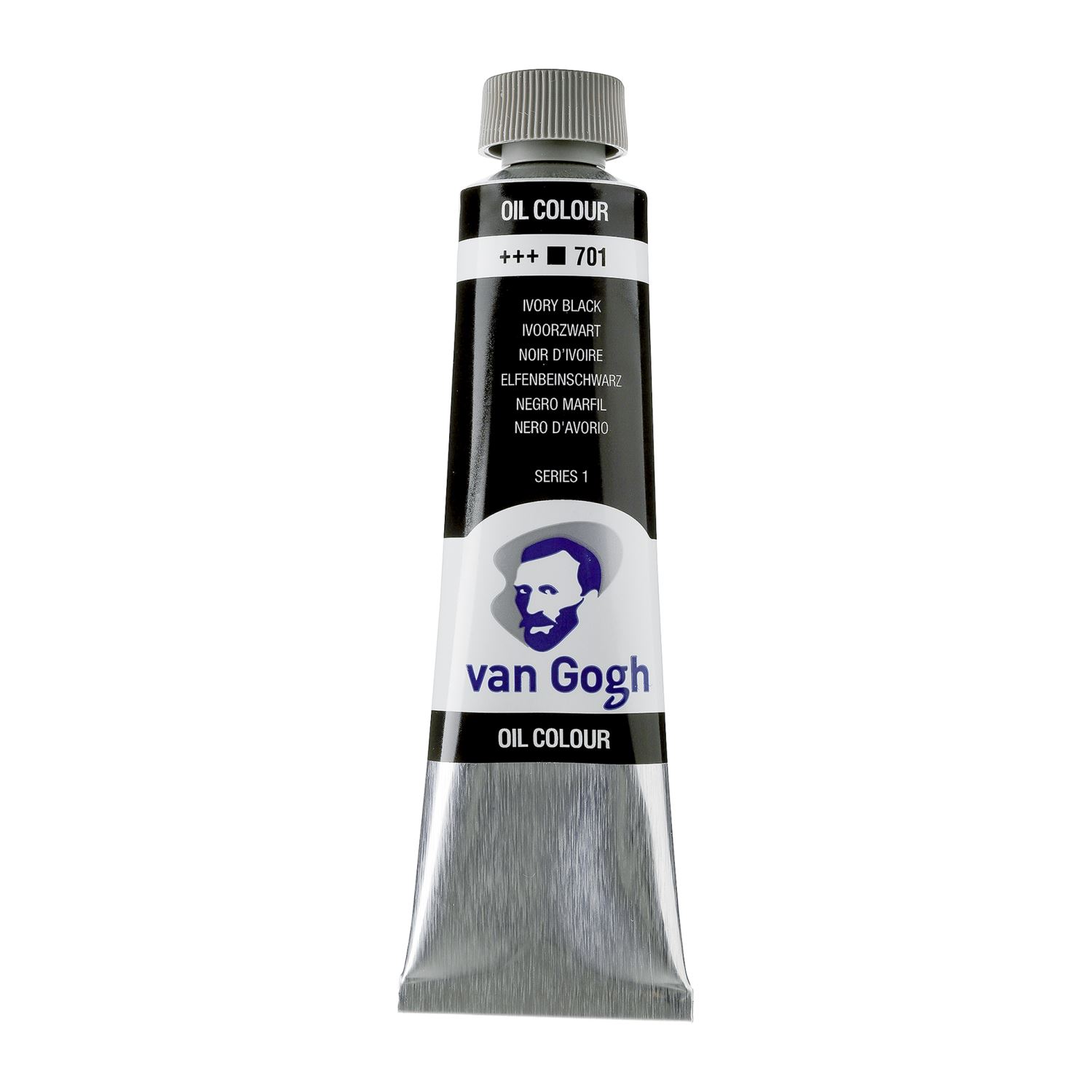 Talens Van Gogh Oil Paint Ivory Black 40 ml