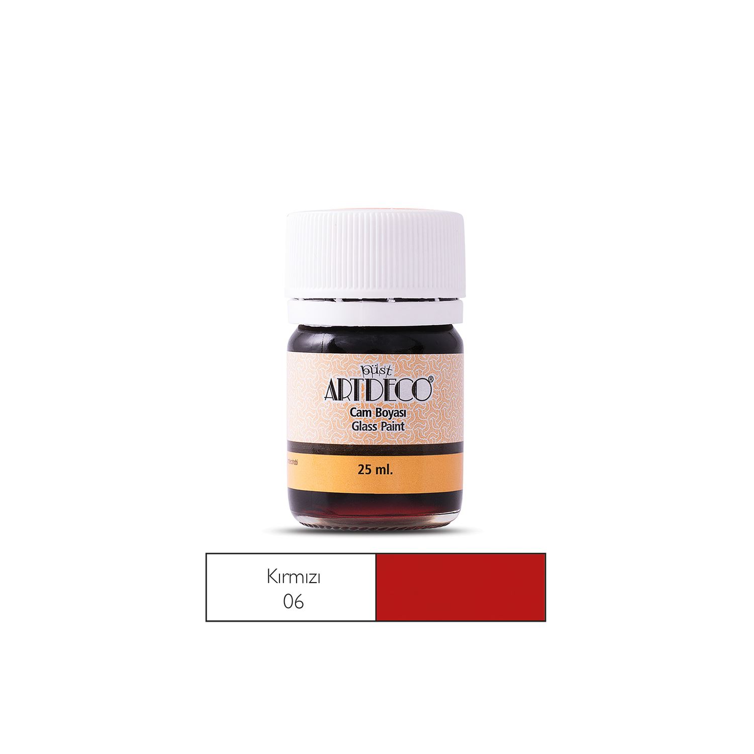 Artdeco Cam Boyası 25ml Kırmızı