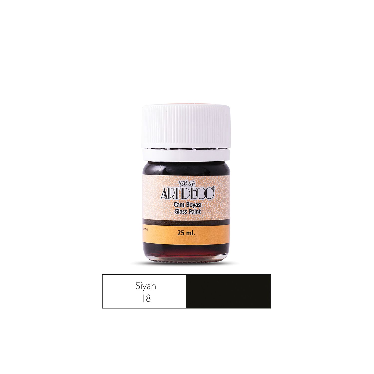 Artdeco Black Glass Paint 25 ml