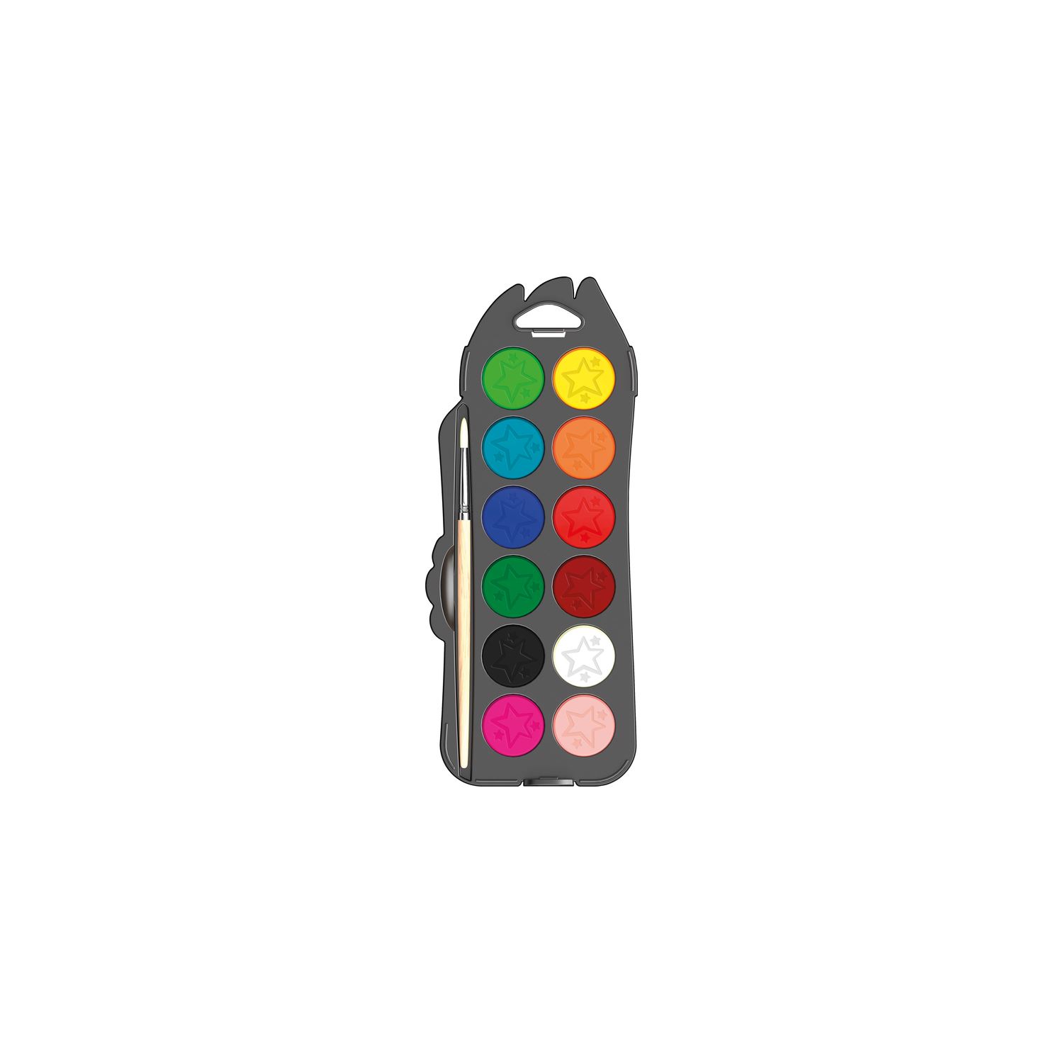 Maped Color'Peps 12-Colour Watercolour Paint Tablet Set 811520
