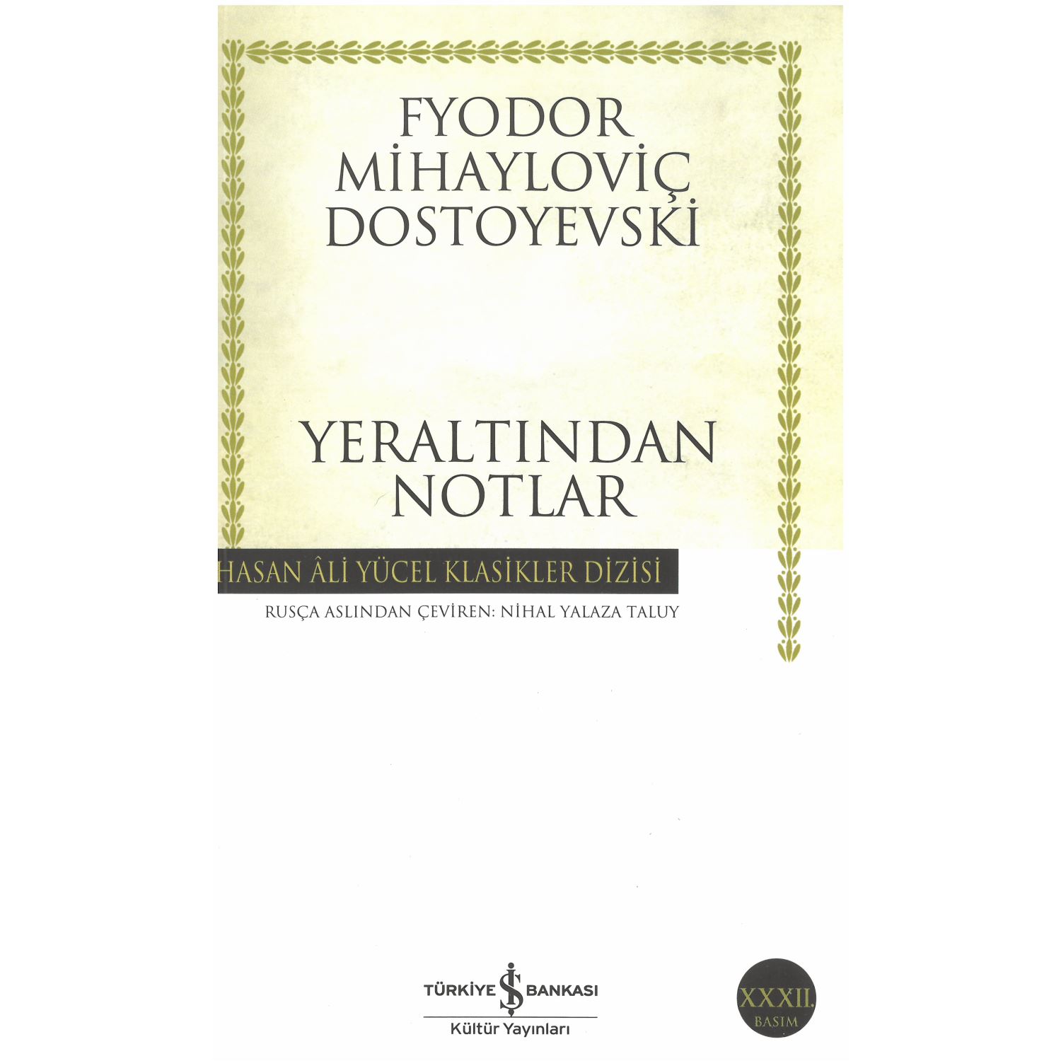 Yeraltından Notlar – Hasan Ali Yücel Classics