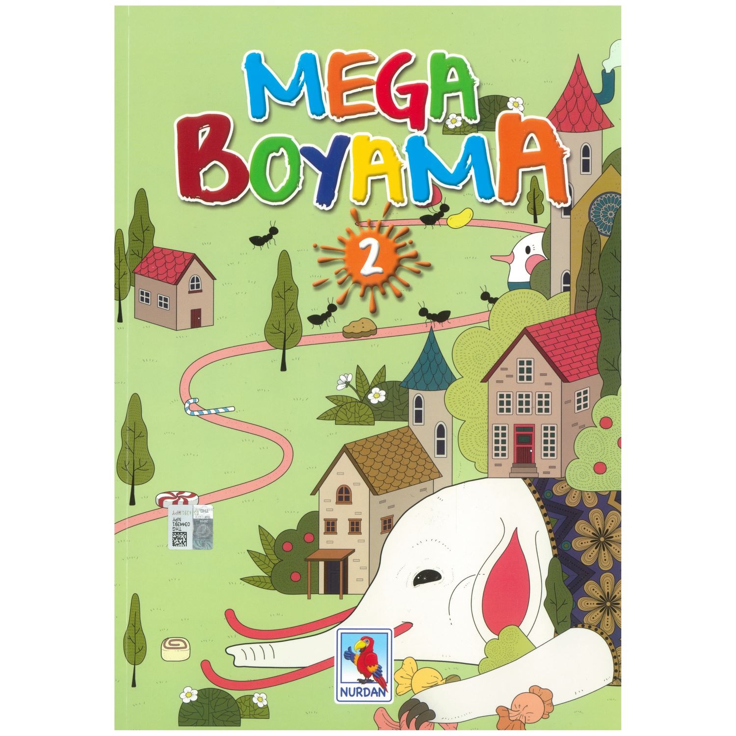 Nurdan Mega Boyama 2 Colouring Book