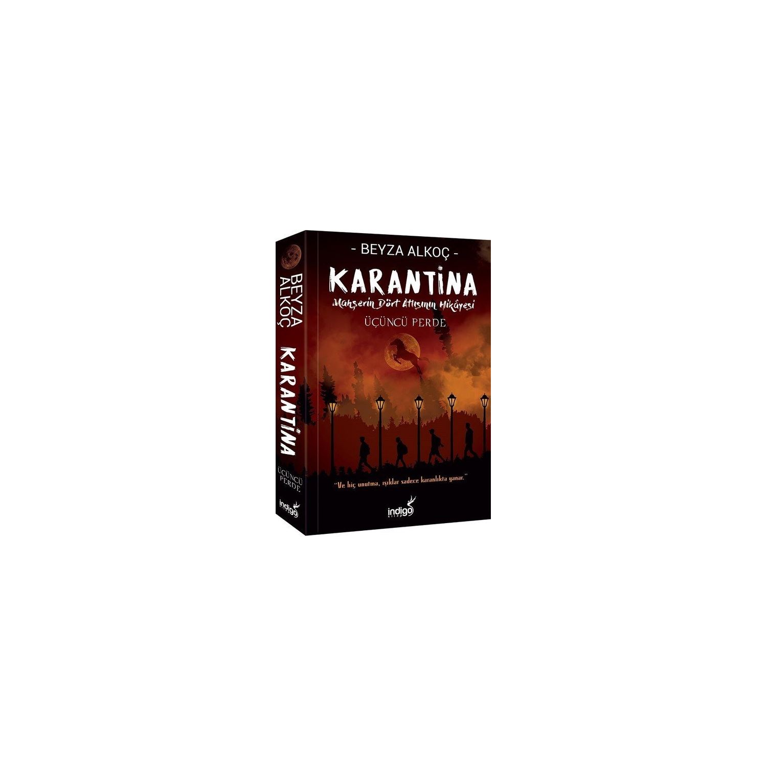 İndigo Kitap Karantina - Üçüncü Perde, подростковый роман, мягкая обложка, турецкий язык