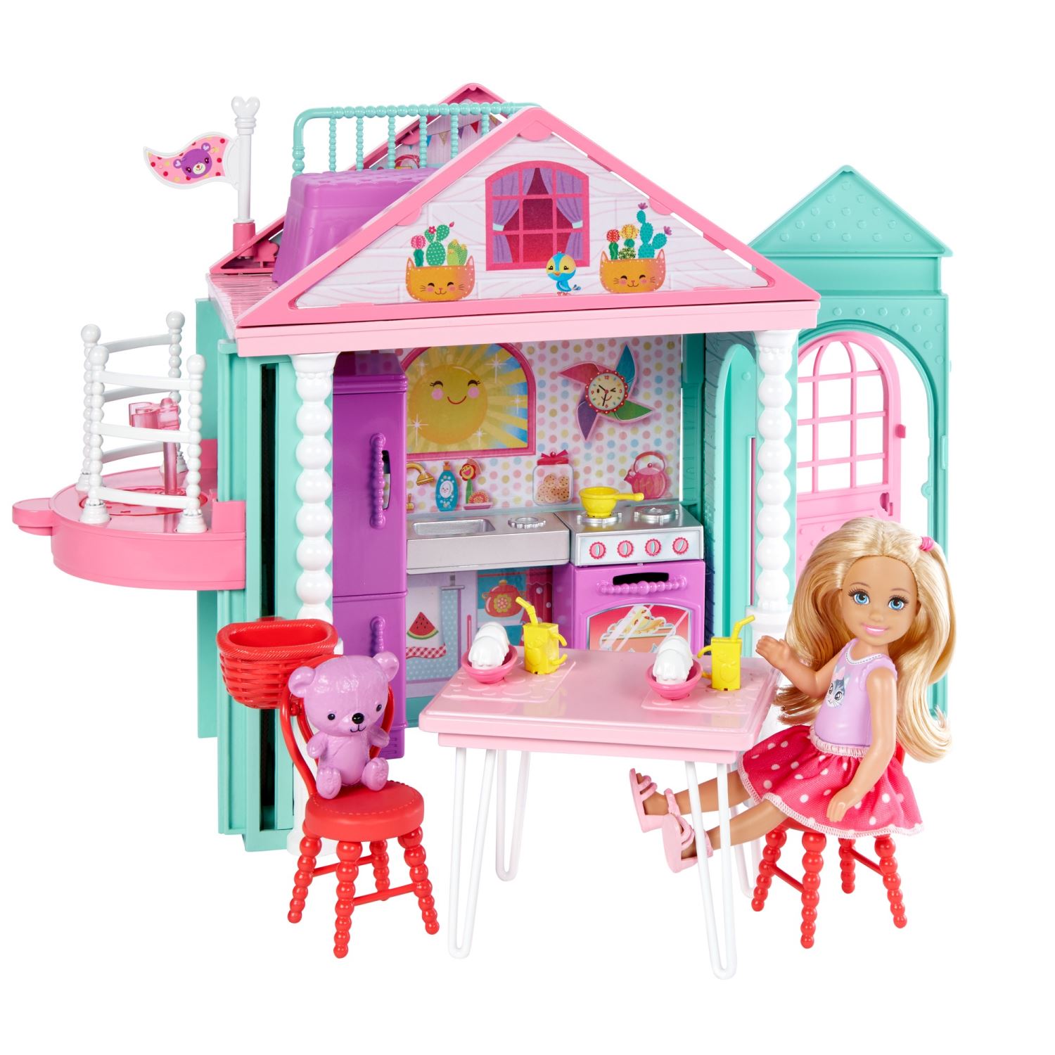 Barbie Chelsea Two-Story House DWJ50