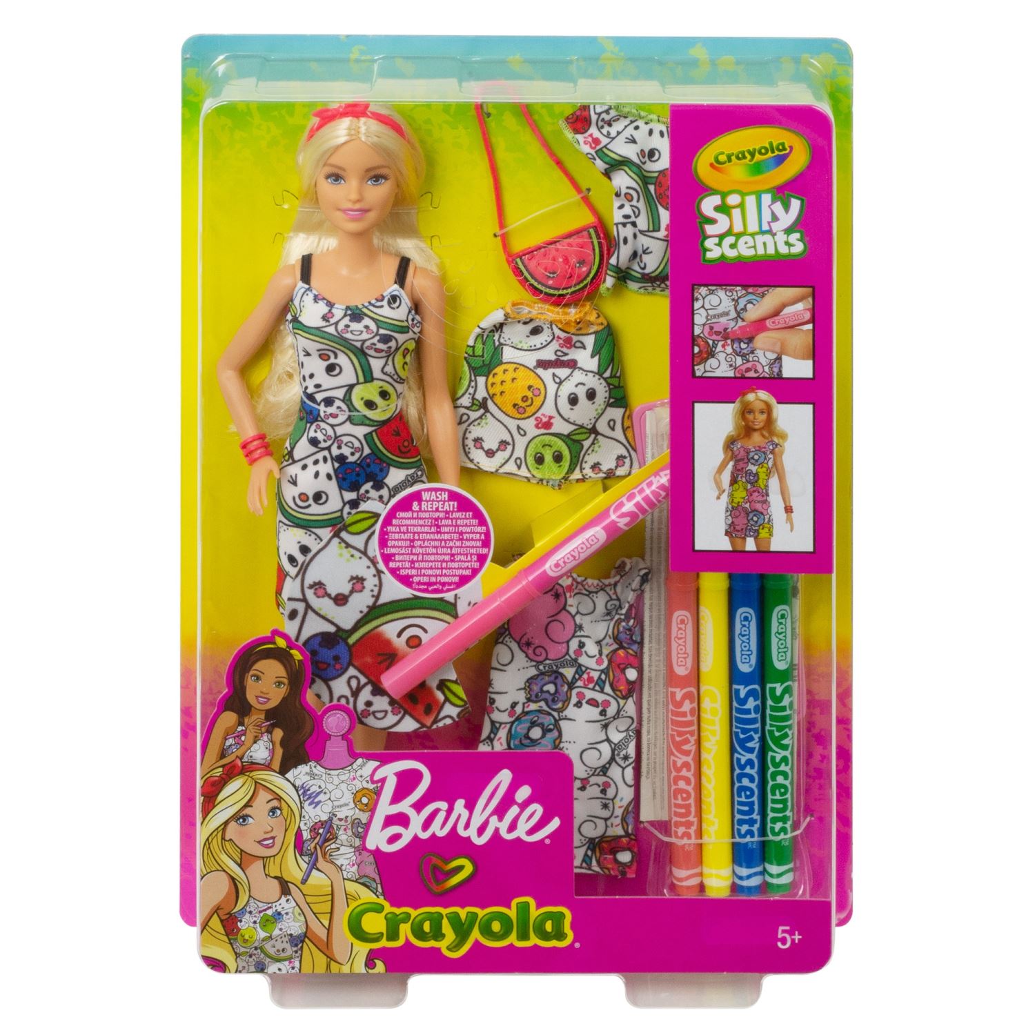 Barbie ve Crayola Renkli Kıyafetler