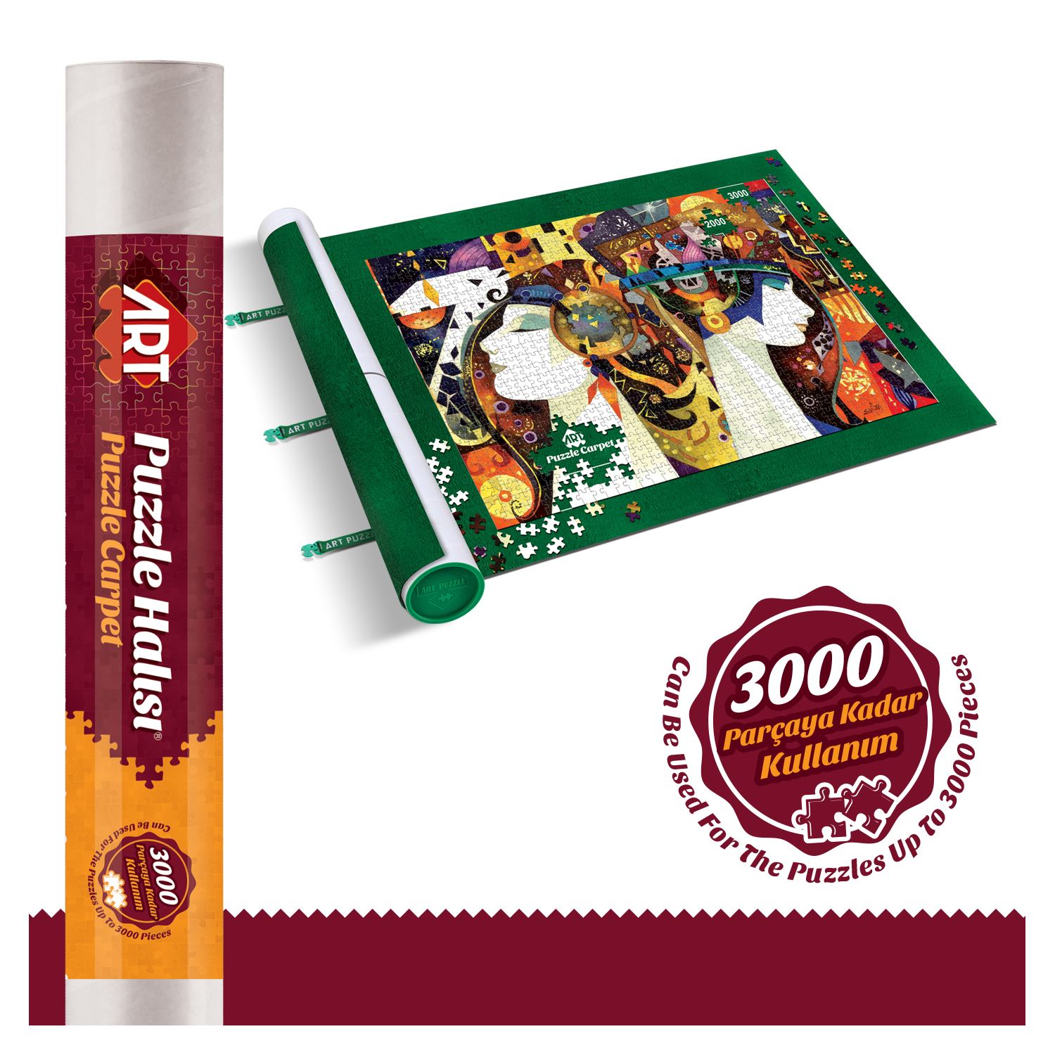 Art Puzzle Halısı 3000'lik Rulo