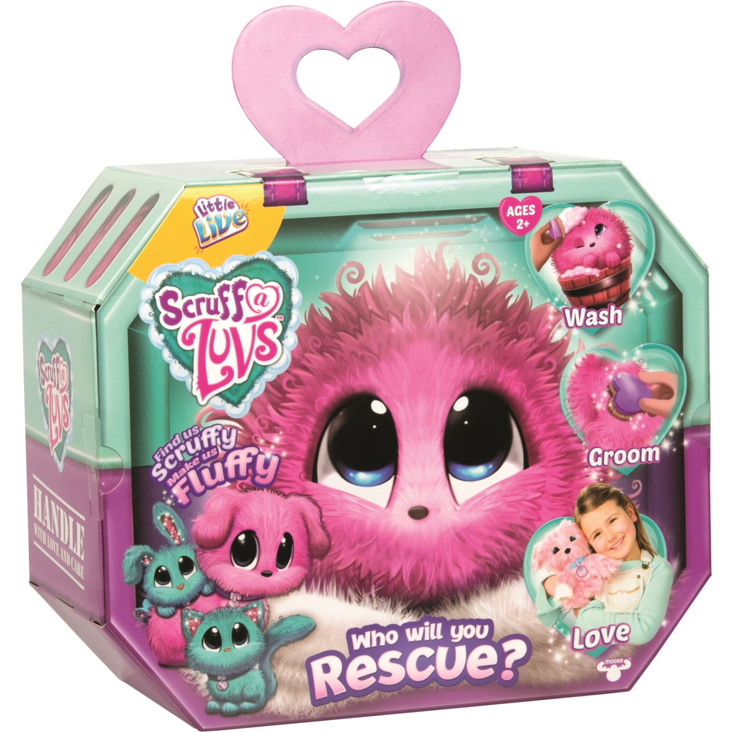 Scruffaluvs Scruff-a-Luvs Pembe Peluş Oyuncak