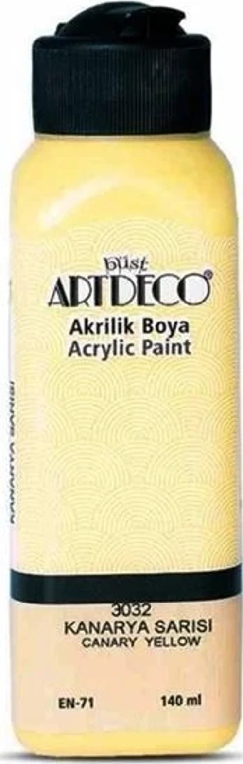 Artdeco Классическая акриловая краска 140 мл, канареечно-жёлтая