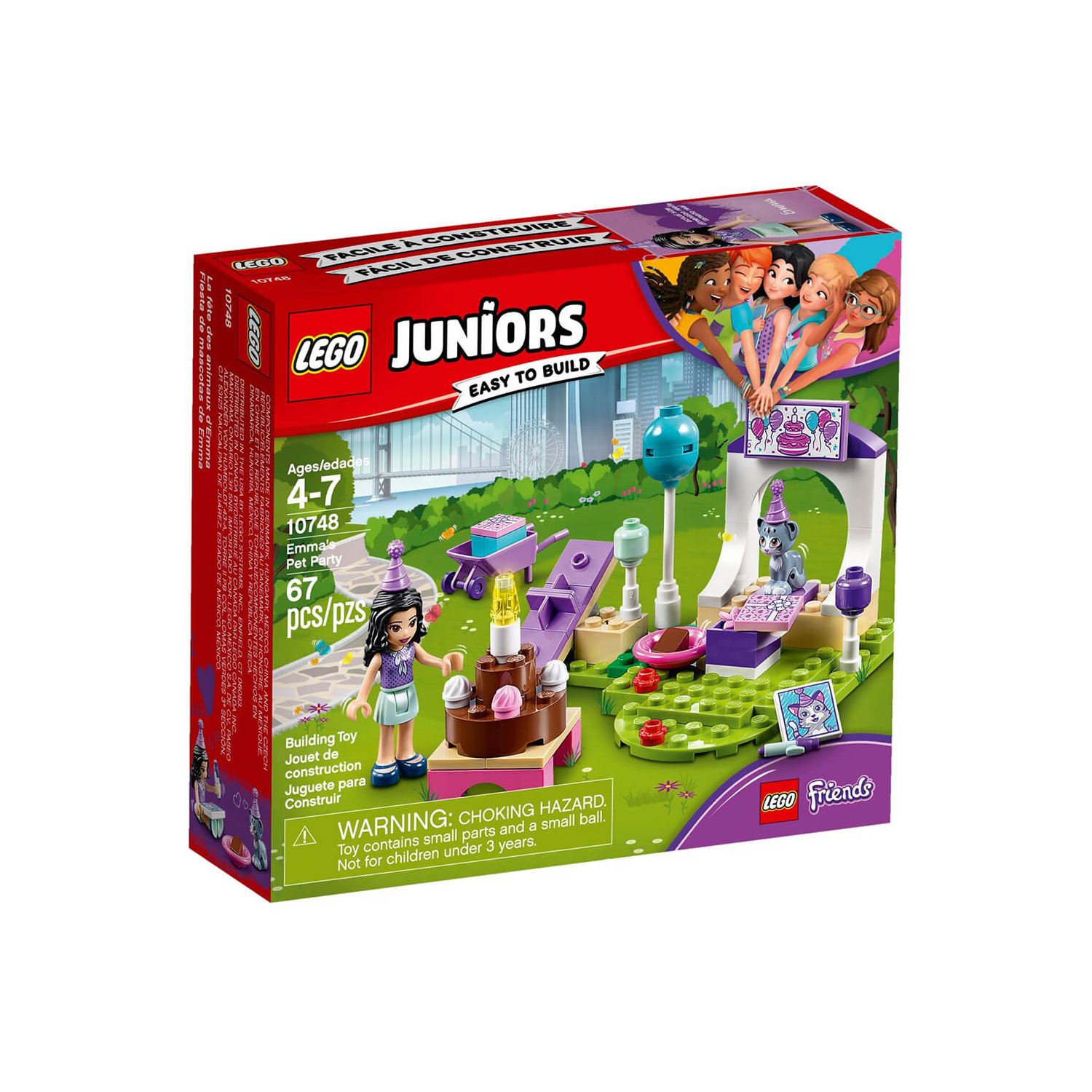 LEGO Juniors 10748 Yapım Oyuncak Seti 67 Parça 4+ Yaş