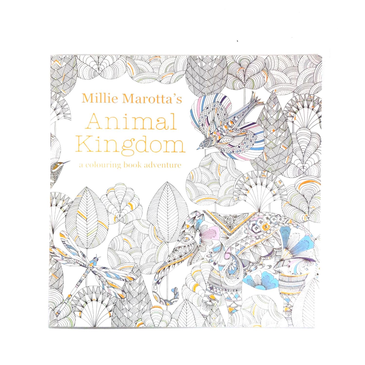 Millie Marotta Animal Kingdom Boyama Kitabı Karton Kapak