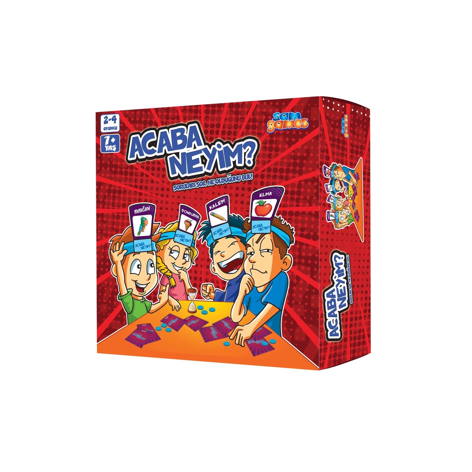 Samatlı Acaba Neyim? 72602 Board Game, Ages 7+, 2–4 Players