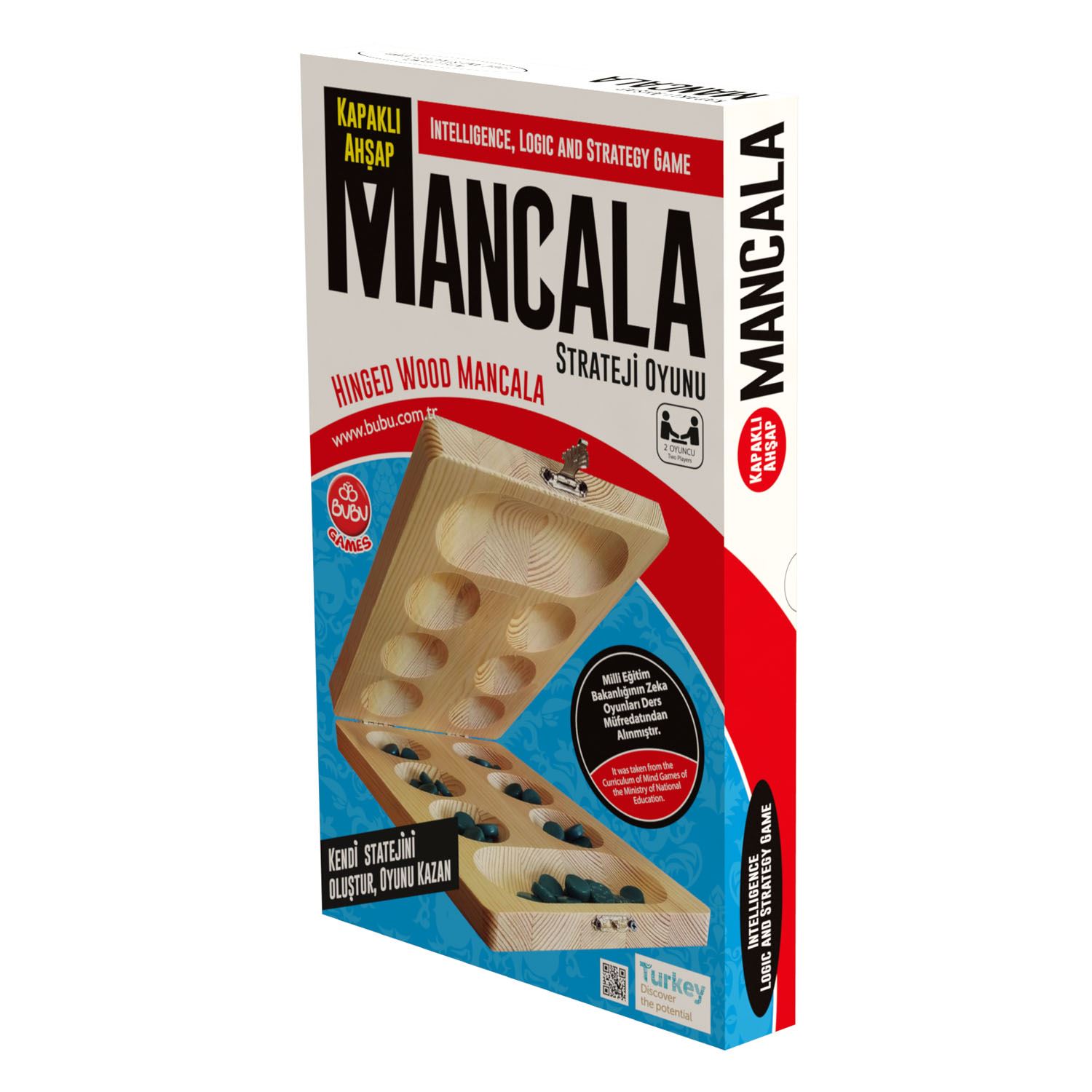 Bubu Wooden Mangala Game BUBU-GM0007