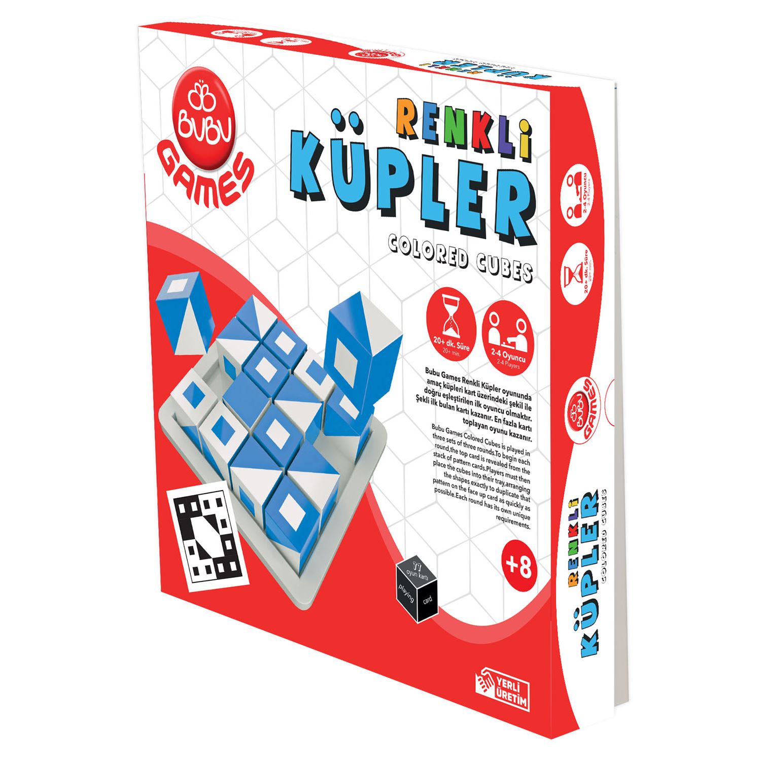BU-BU Games Colored Cubes BUBU-GM0038