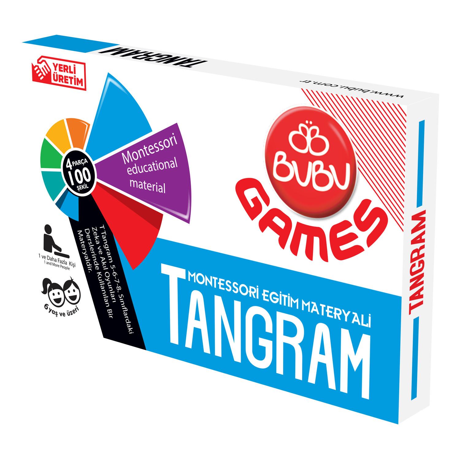 Bubu Games Цветной танграм 17X17