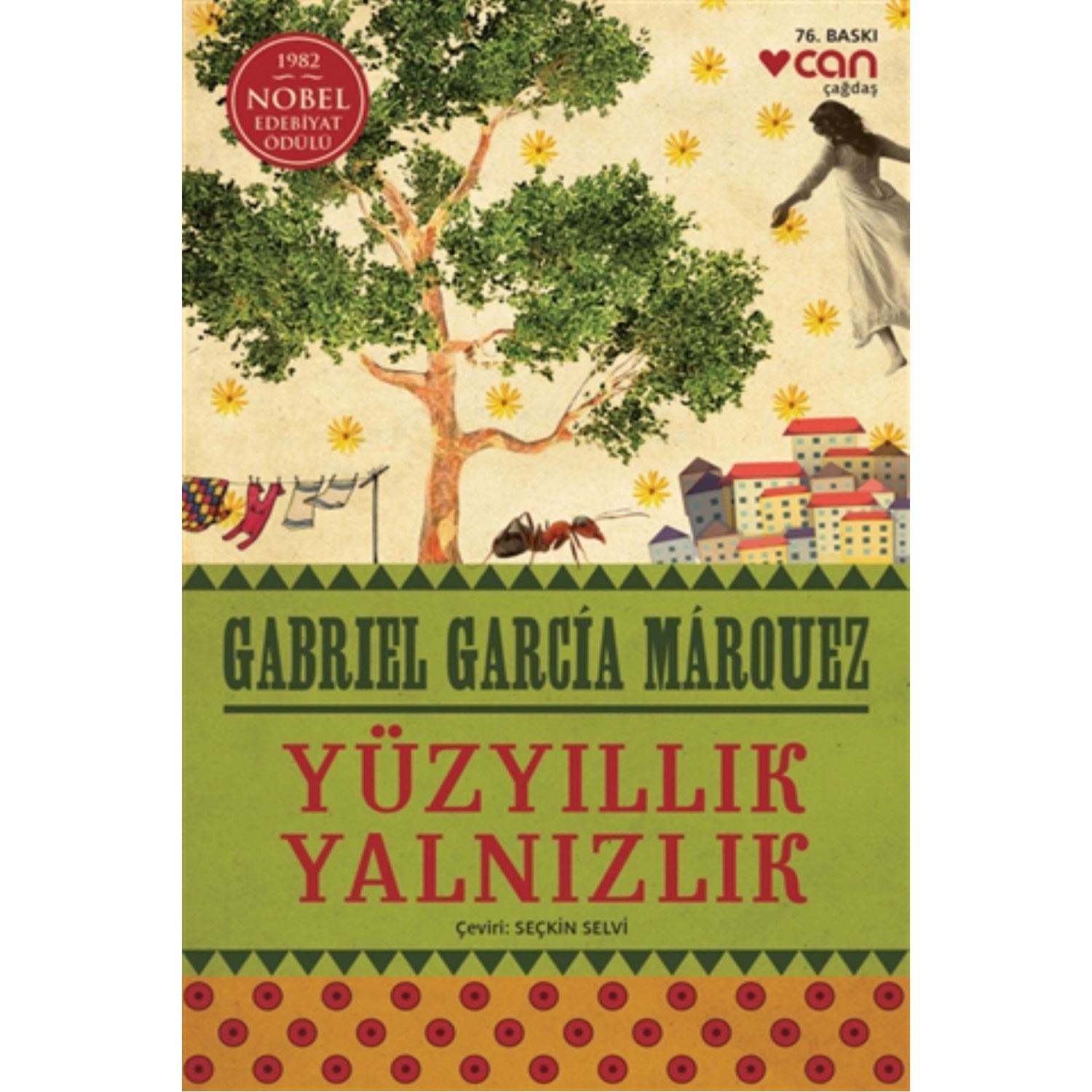 Can Yayınları Yüzyıllık Yalnızlık Roman Karton Kapak Türkçe