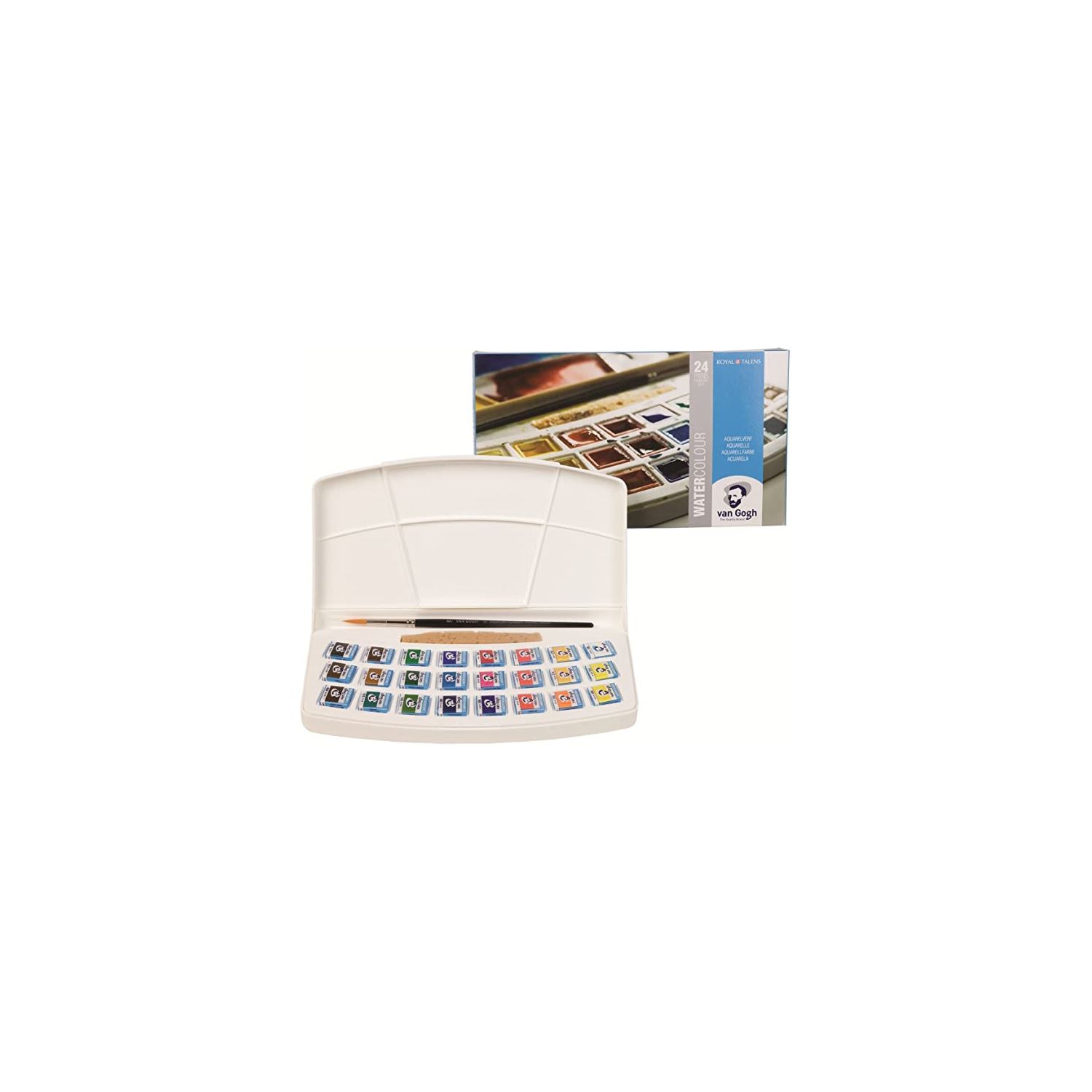 Talens Van Gogh 24-Colour Watercolour Set