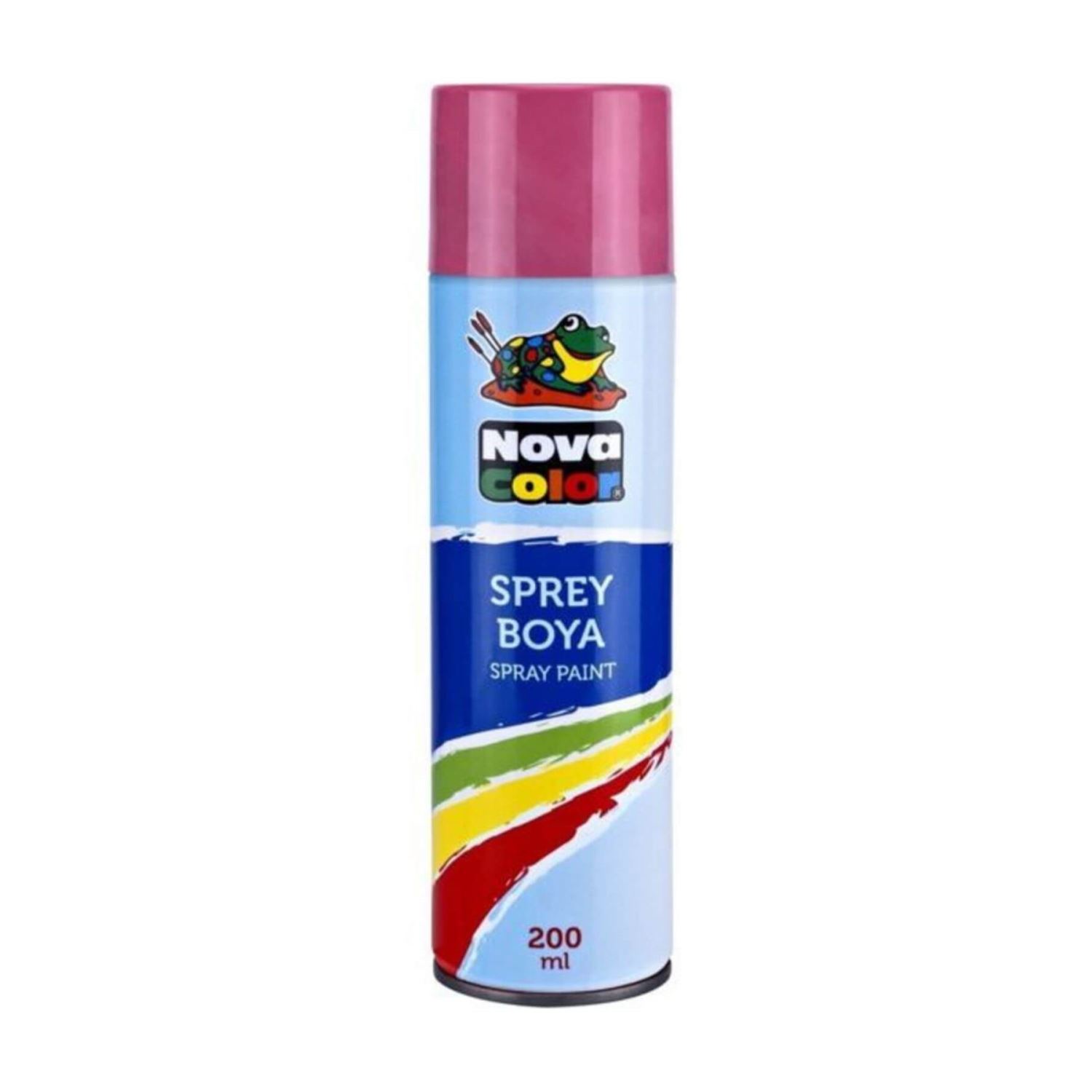 Nova Color NC-809 Розовая аэрозольная краска 200 мл